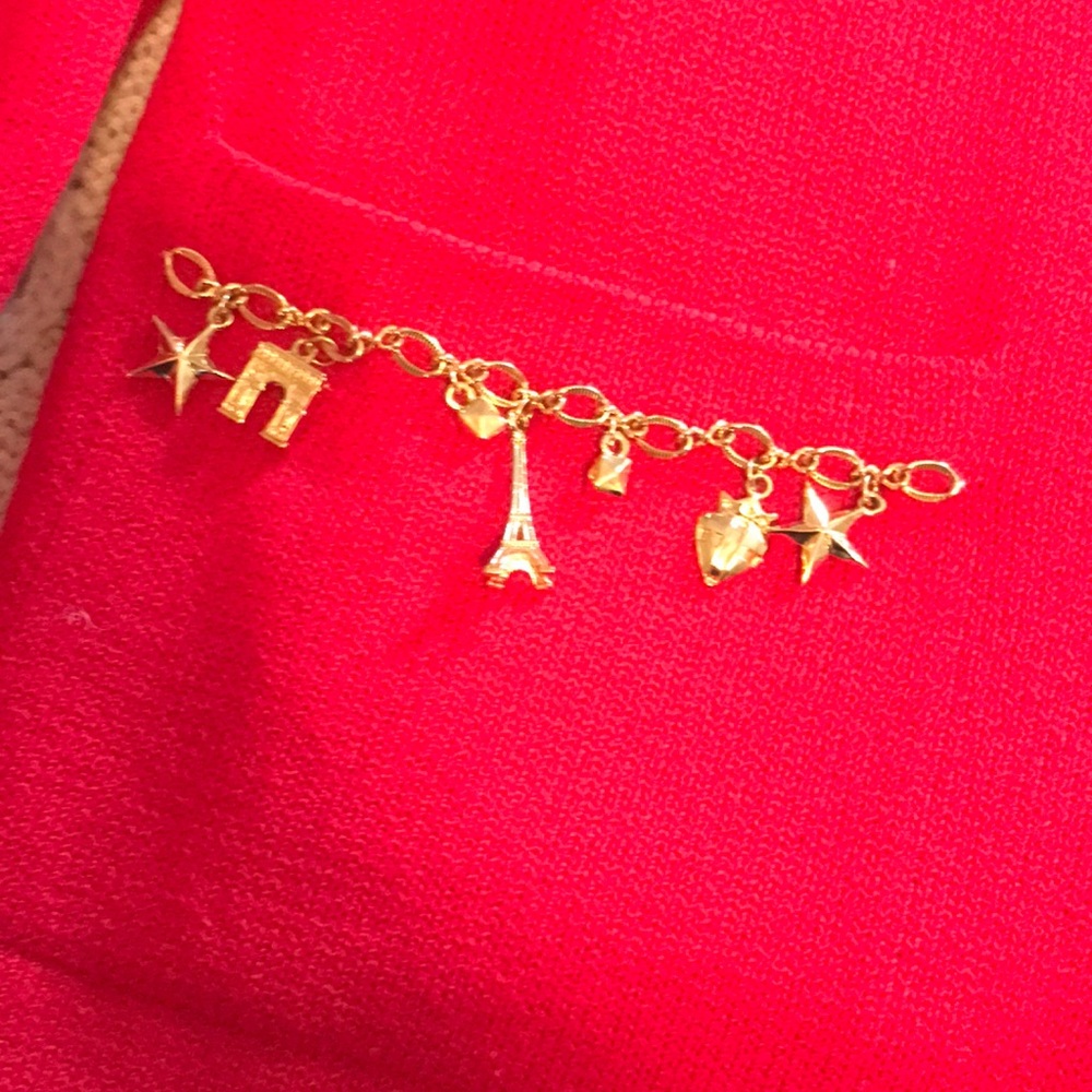 St. John Evening Marie Gray suit Paris charms 10 - Picture 13 of 14